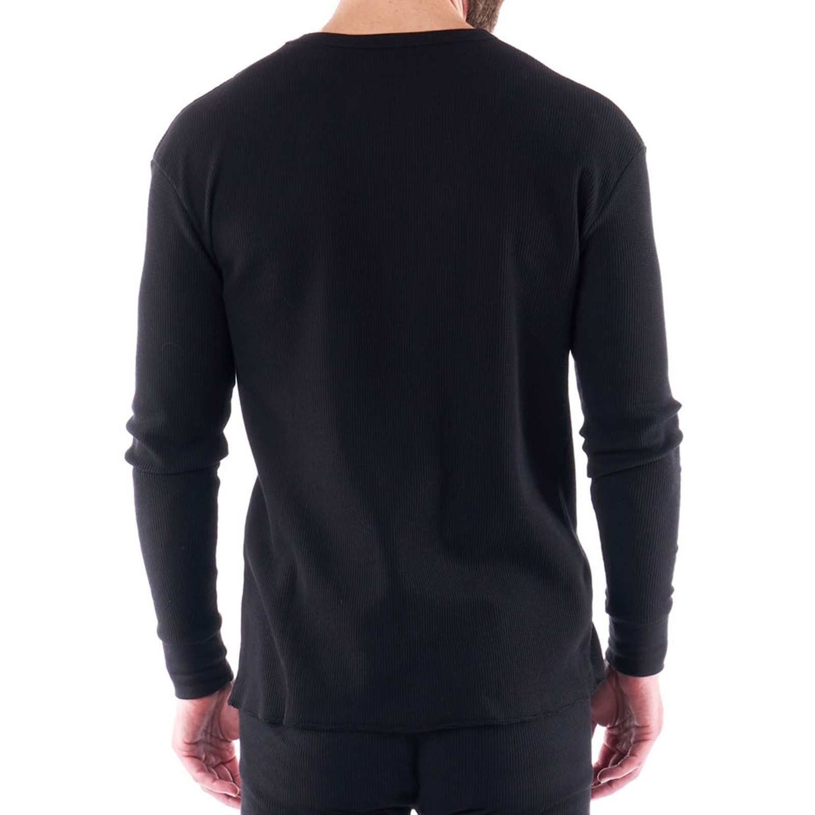 Alpine Swiss Mens Thermal Long Sleeve Top Waffle Knit Shirt Base Layer Underwear