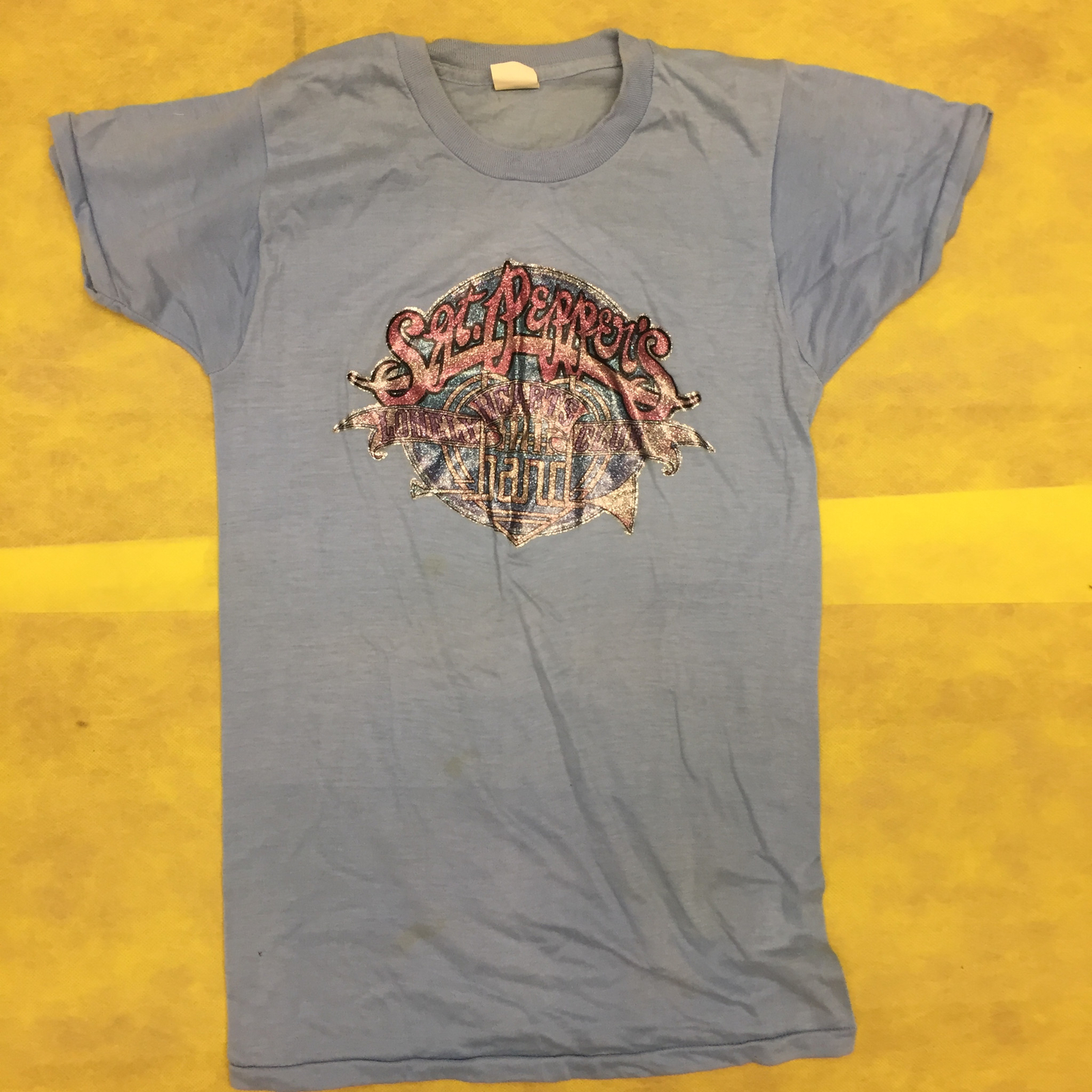 Vintage 70s Sgt Peppers Lonely Hearts Club Band Mens Size XL Graphic T-Shirt