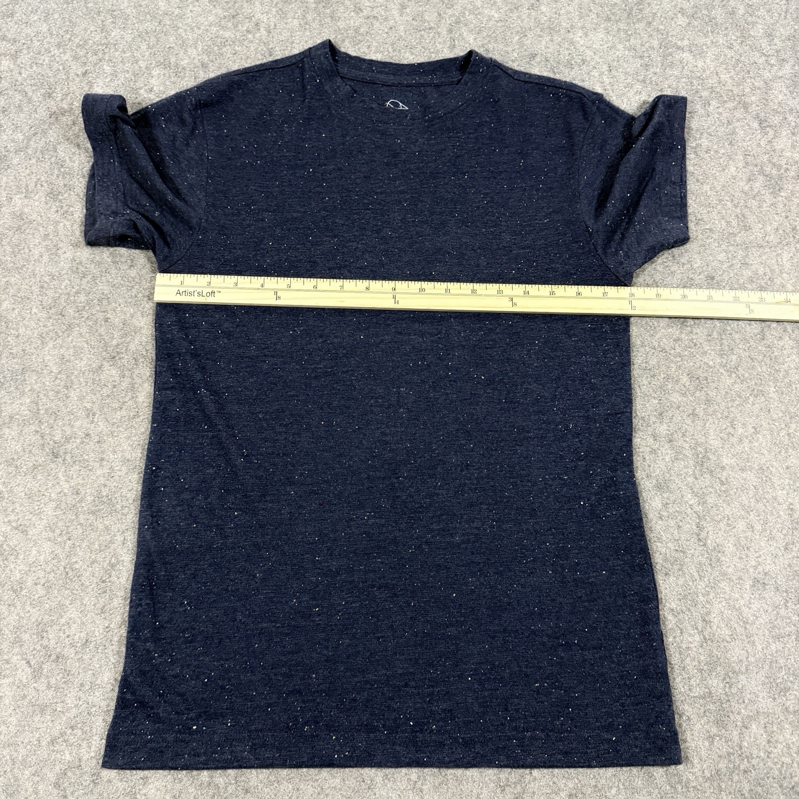 Original Use Casual Short Sleeve Pullover T-Shirt Men&rsquo;s Size XS Blue Speckled