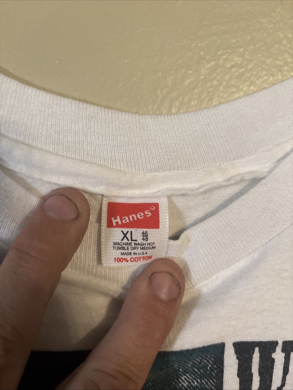 1991 Single Stitch Made In USA Hanes Desert Storm XL T-Shirt Rare