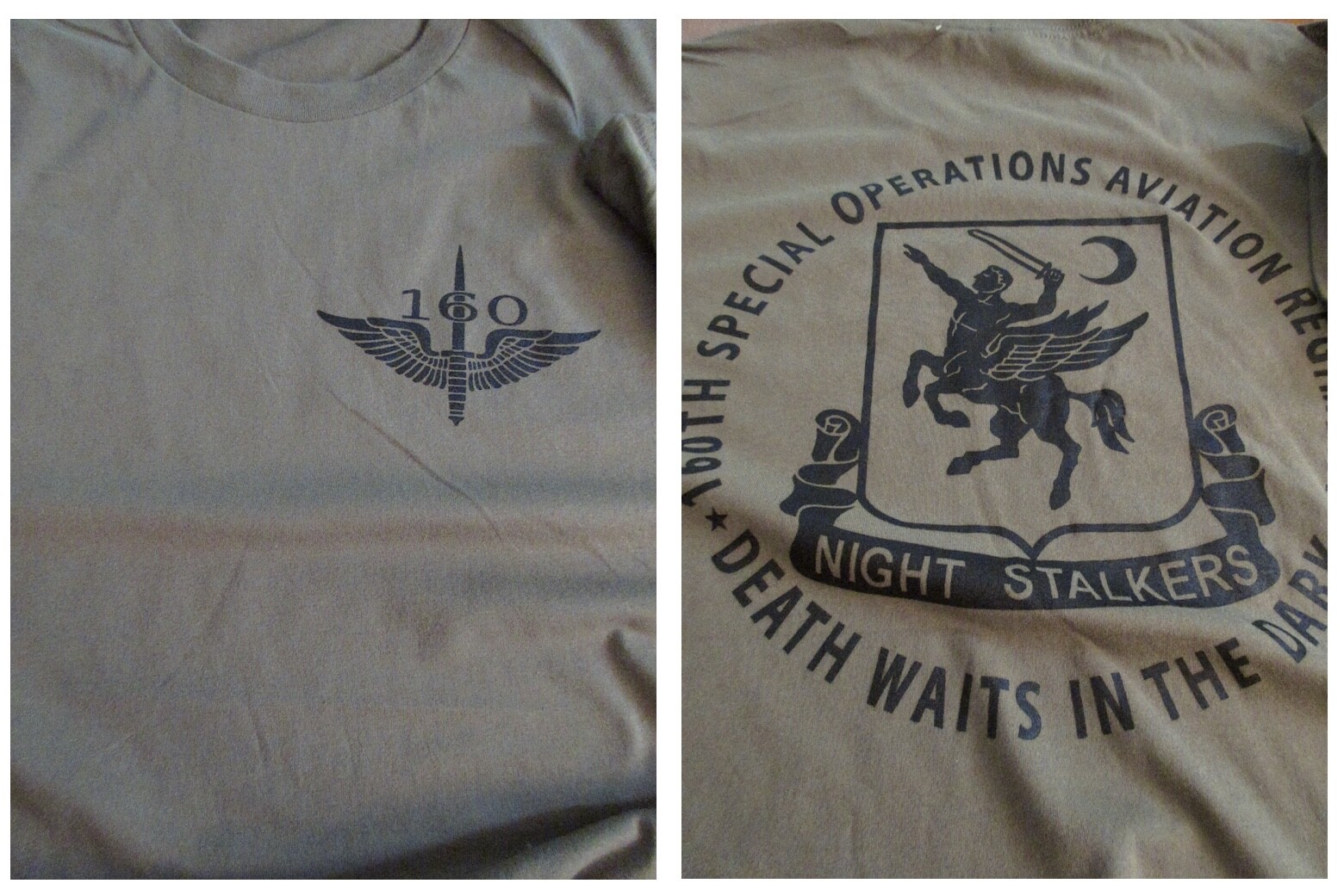 160th NIGHT STALKERS SOAR Spec OPS Aviation T-Shirt 2X Next Level USA