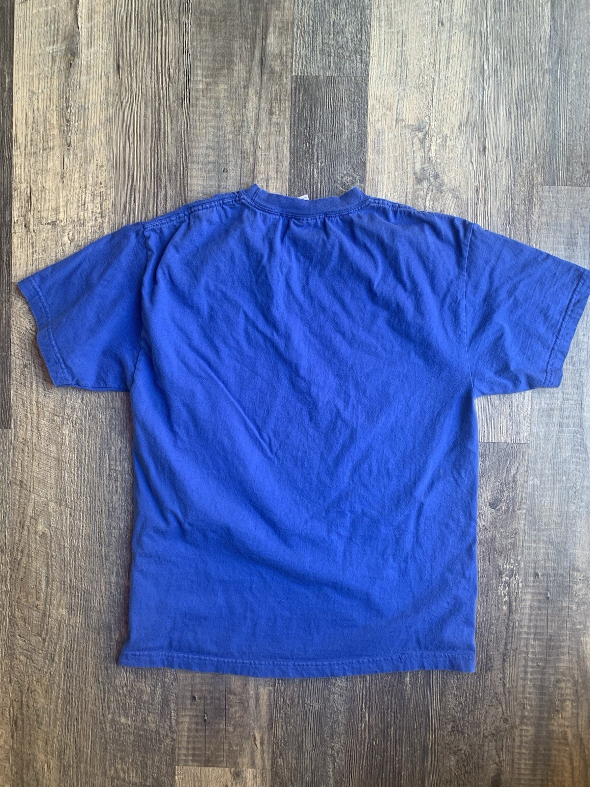 Diamond Star Mens Vintage Blue Bally&rsquo;s Logo Las Vegas Short Sleeves Tee Large