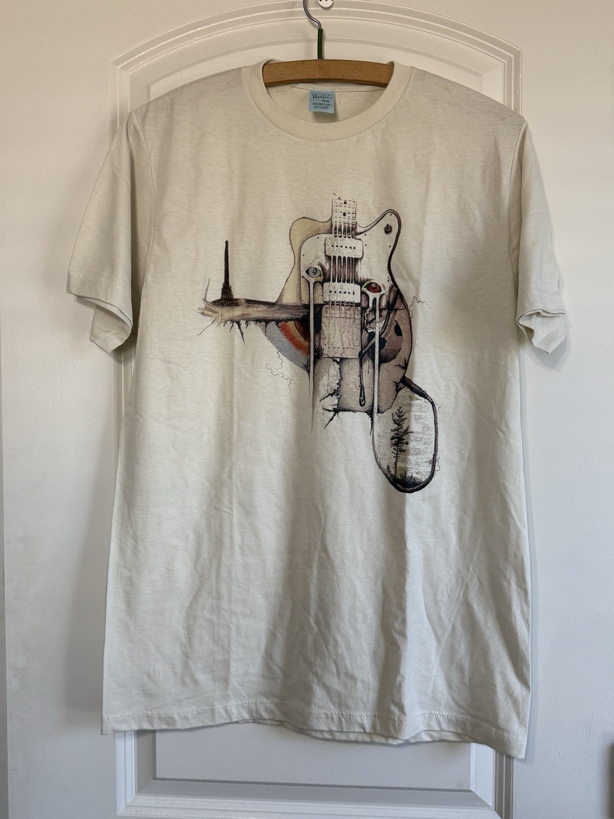 The Chameleons Vox Tshirt Vintage Cream Medium Pacific Cotton Band Guitar