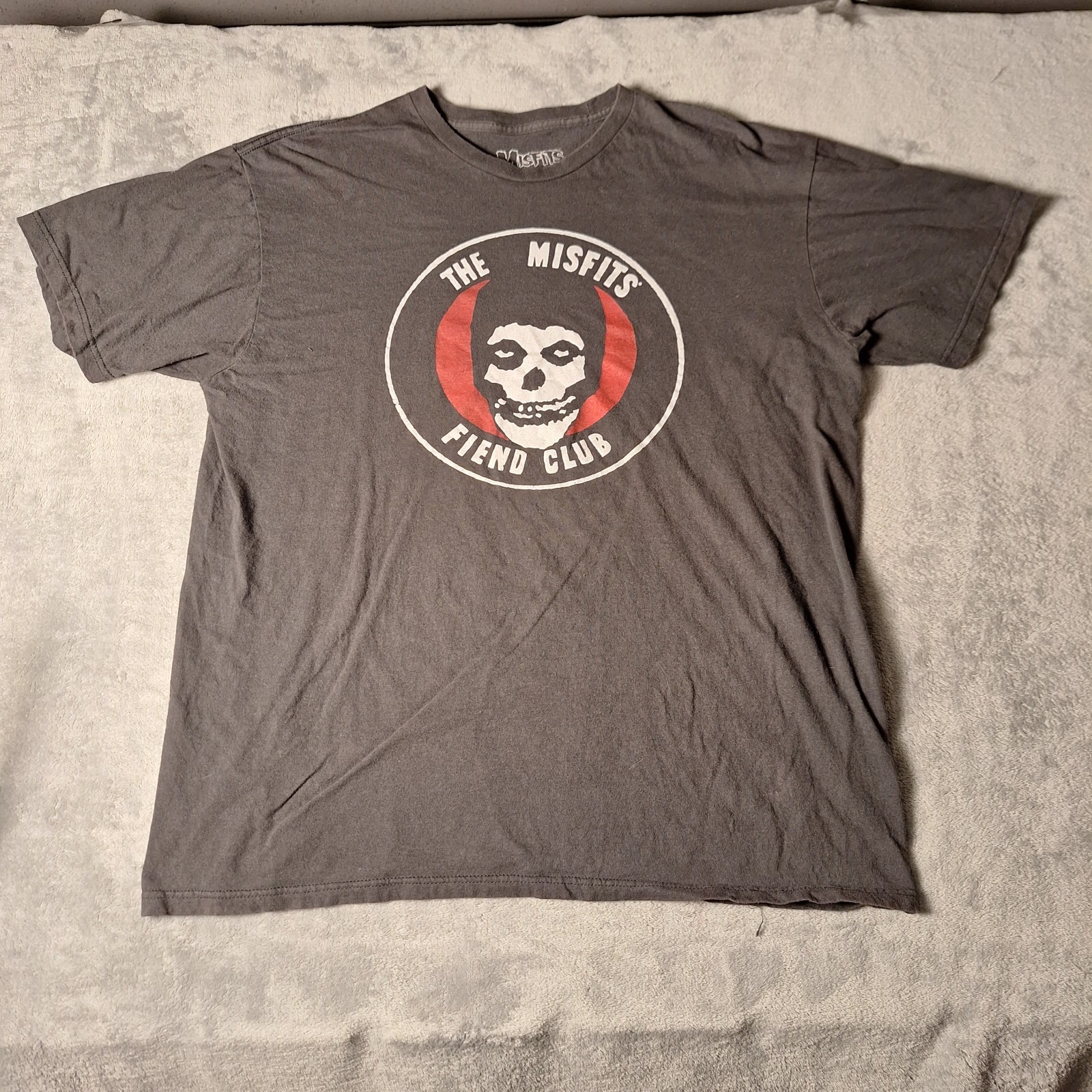 The Misfits Fiend Club Distressed T-Shirt Size 2XL Graphic Tee Short Sleeve