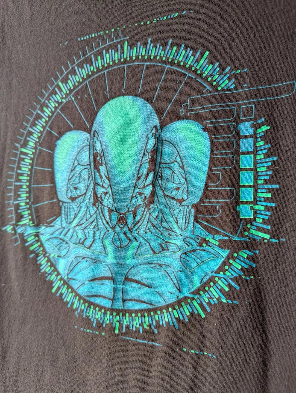 Westworld Synthetic Drone Tee Small Black Blue Graphic Sci-Fi HBO Mech Tech TV