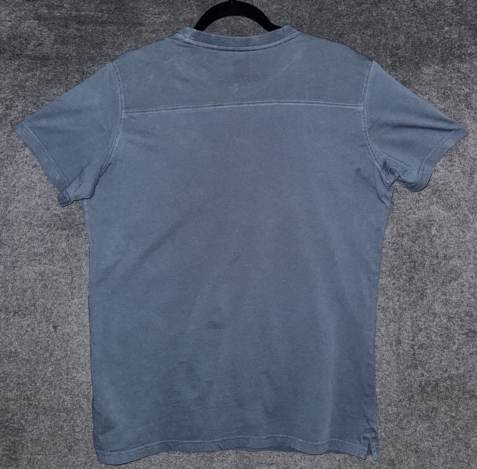 Kuhl Shirt Mens Medium Blue Organic Cotton Wildfibre Short Sleeve Outdoor Tee