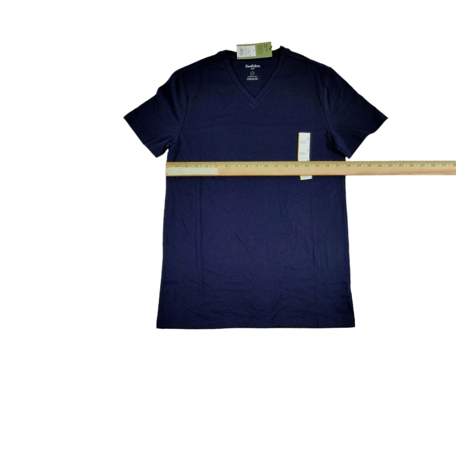 Goodfellow & Co Every Wear V-Neck T-Shirt Men’s S Navy Blue Short Sleeve Casual