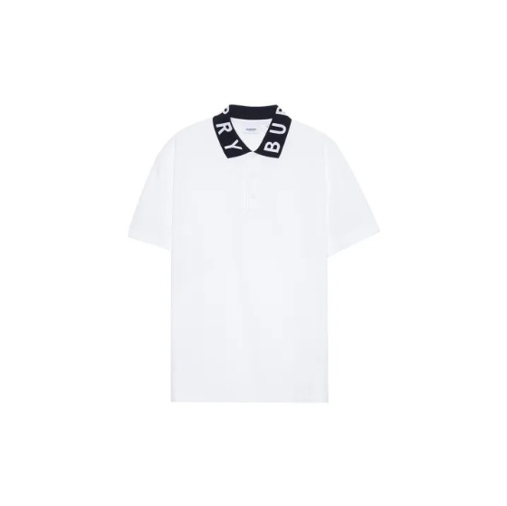 Burberry LOGO Print Polo Shirt Men&rsquo;s White