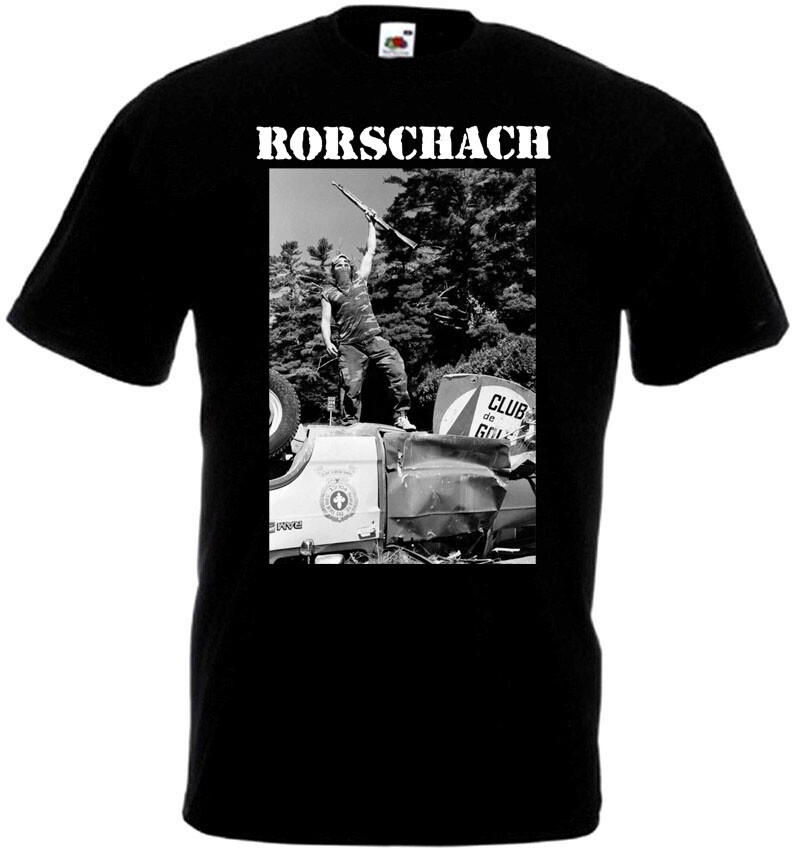 Rorschach t-shirt black olive khaki all sizes S-5XL