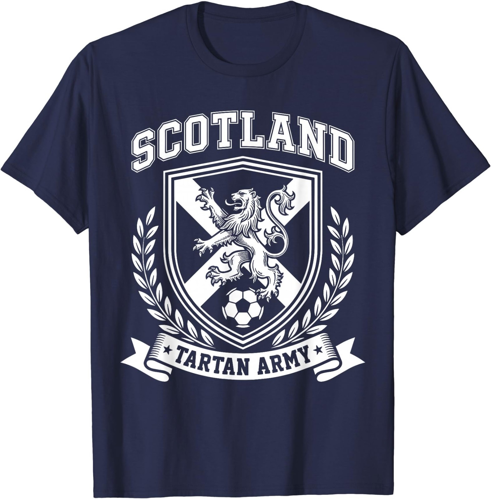 Tartan Army Scotland Patricotic Design T-Shirt