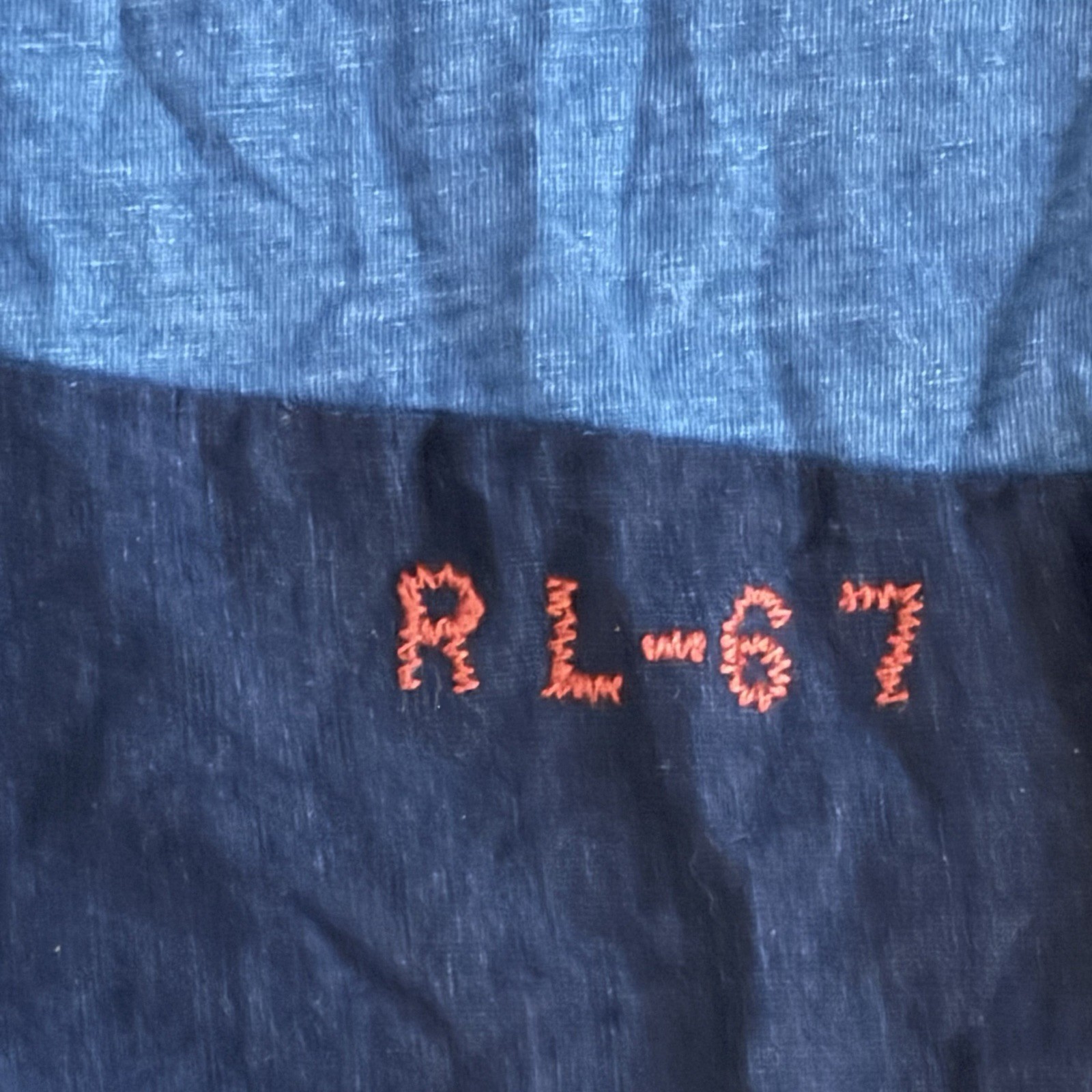 Polo Ralph Lauren Men&rsquo;s T-Shirt Sz XL Naval Base USRL Ugly Patchwork Blue Preppy