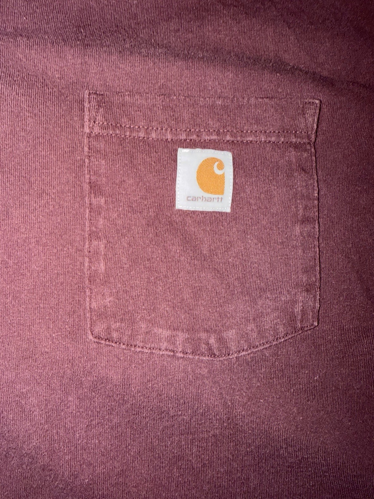 Burgundy Carhartt long sleeve shirtSize 3XL