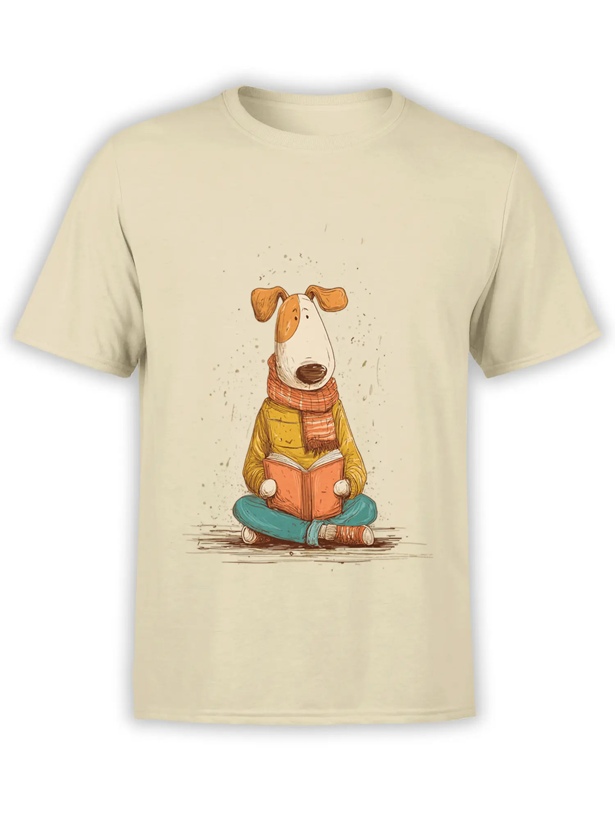 Bookish Pup Dog T-Shirt | Unisex