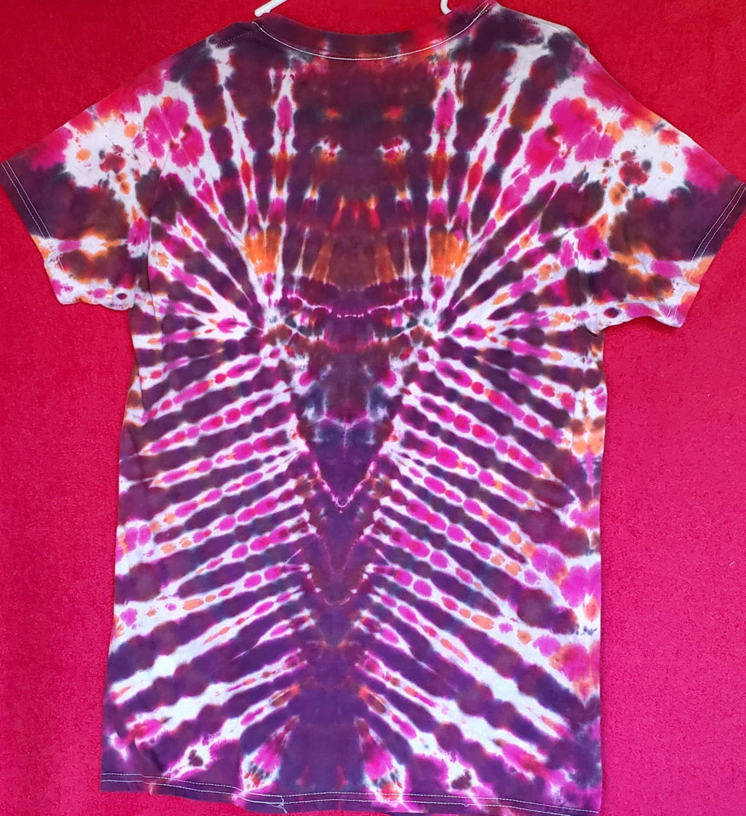 HANES SIZE MEDIUM 100% Cotton Tye Dyed Shirt Pre-washed WON&rsquo;T FADE VERY SOFT