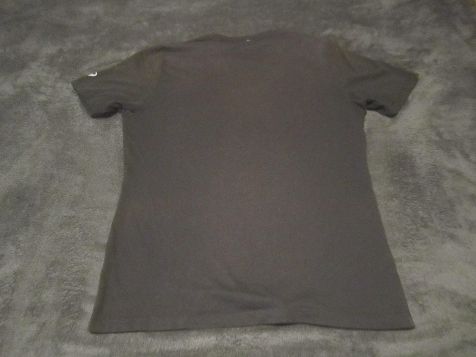 Asics Shirt Mens Medium Black Brush Logo Graphic Tee Athletic Running Sports