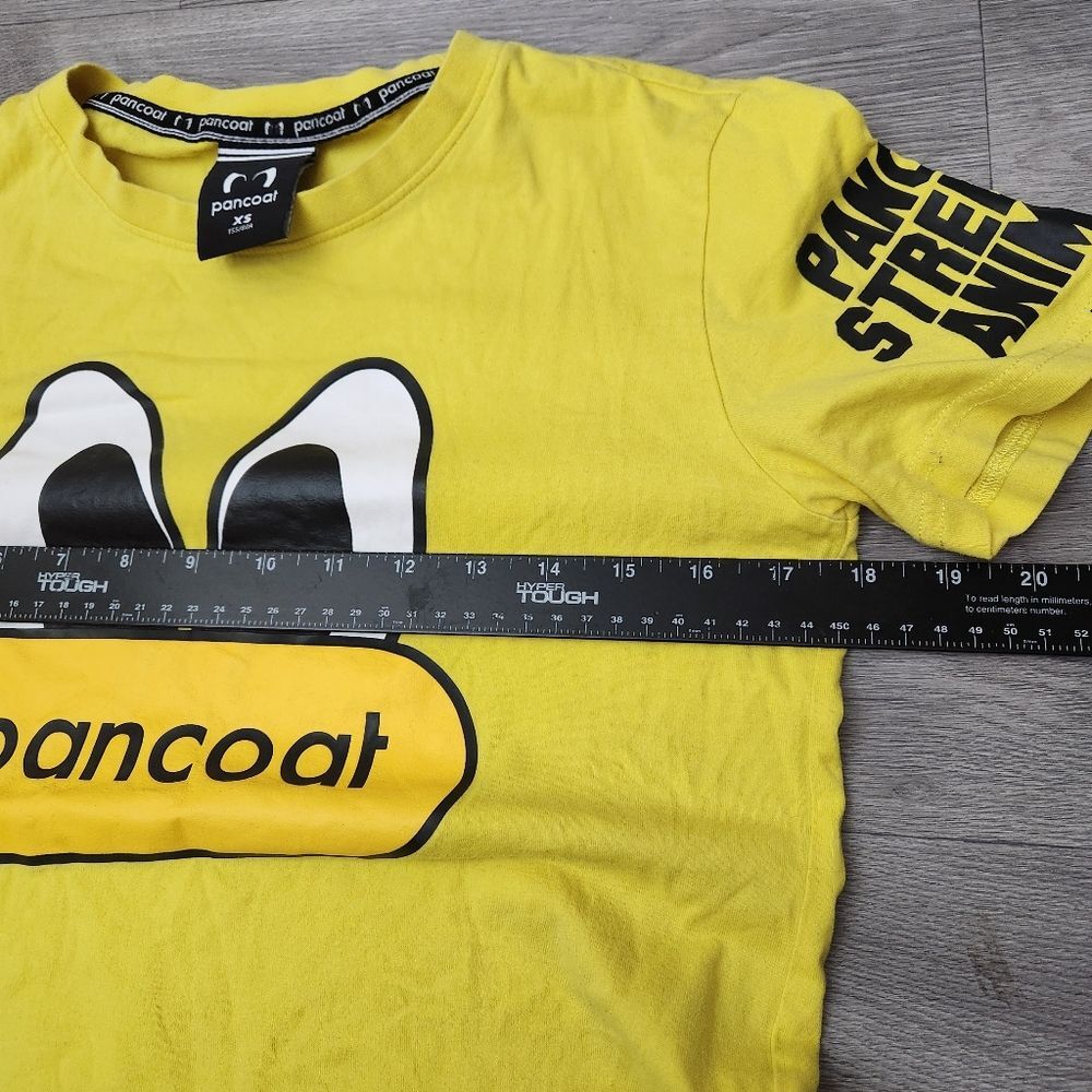 PEACOAT Yellow Shirt Size XS Duck Popeyes Pancoa Street Animal K-Pop Korean