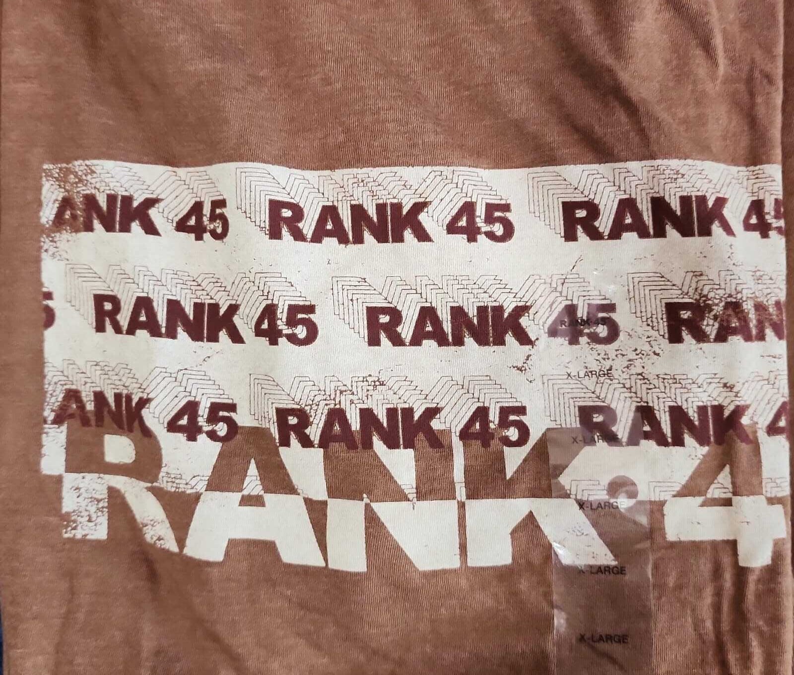 RANK 45 ~ Light Brown Veril Western Short Sleeve T-Shirt