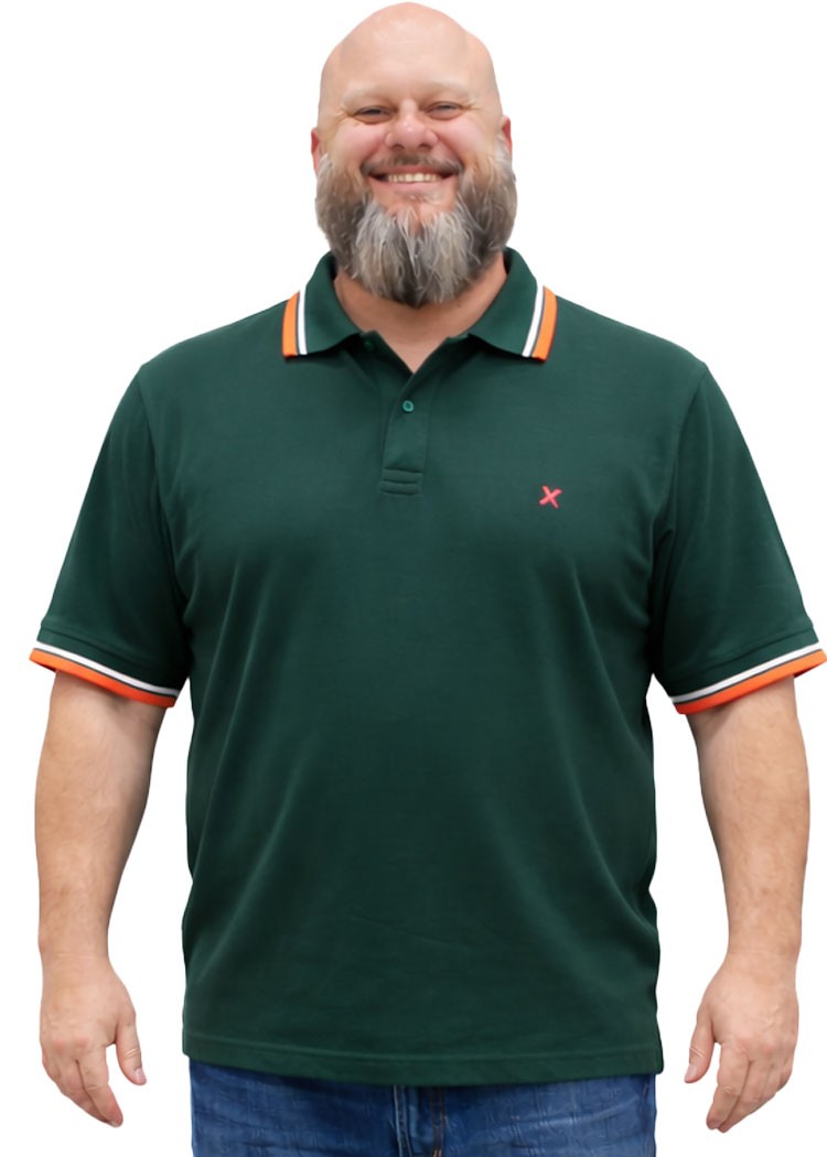 men&rsquo;s short sleeve cotton polo shirt with collar PLUS SIZES from 2xl to 10xl