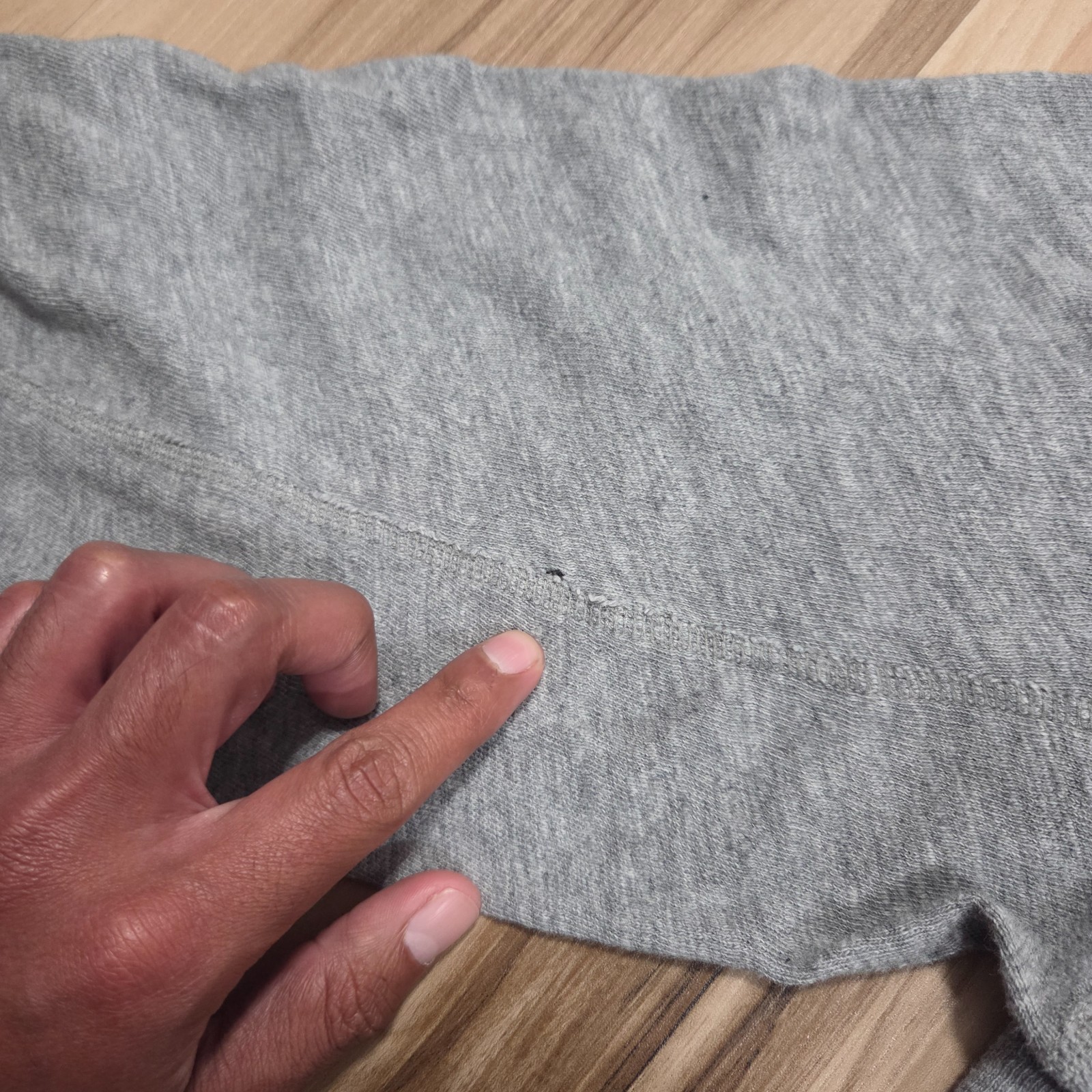 Rag & Bone Henley Shirt Mens XL Heather Gray Long Sleeve Cotton Grunge