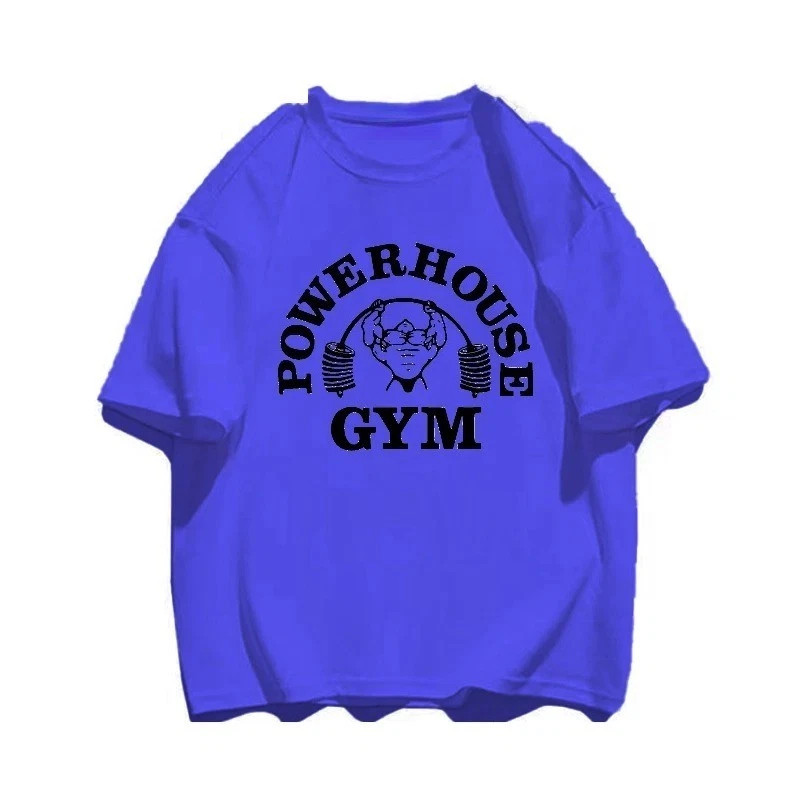 Men T-shirts Fitness Bodybuilding Cotton Shirt Oversized Rag Gym Sport Muscle.