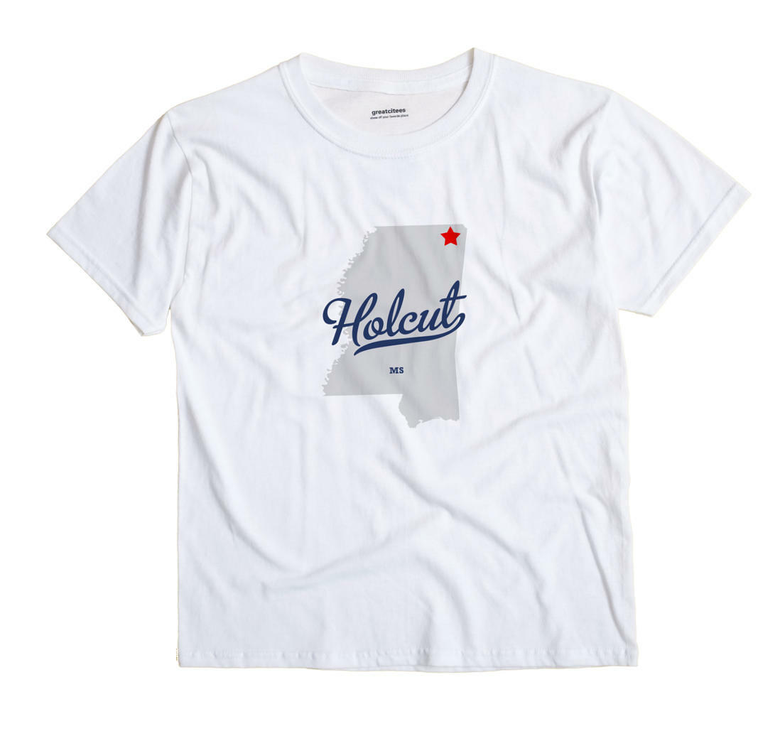 Holcut Mississippi MS T-Shirt MAP