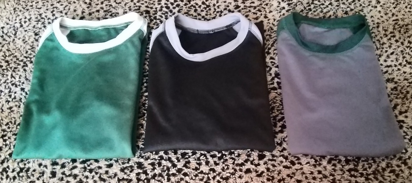3 Packs Men&rsquo;s 3/4 Sleeve Crew Neck Raglan Jersey Baseball Tee Shirts Size XS