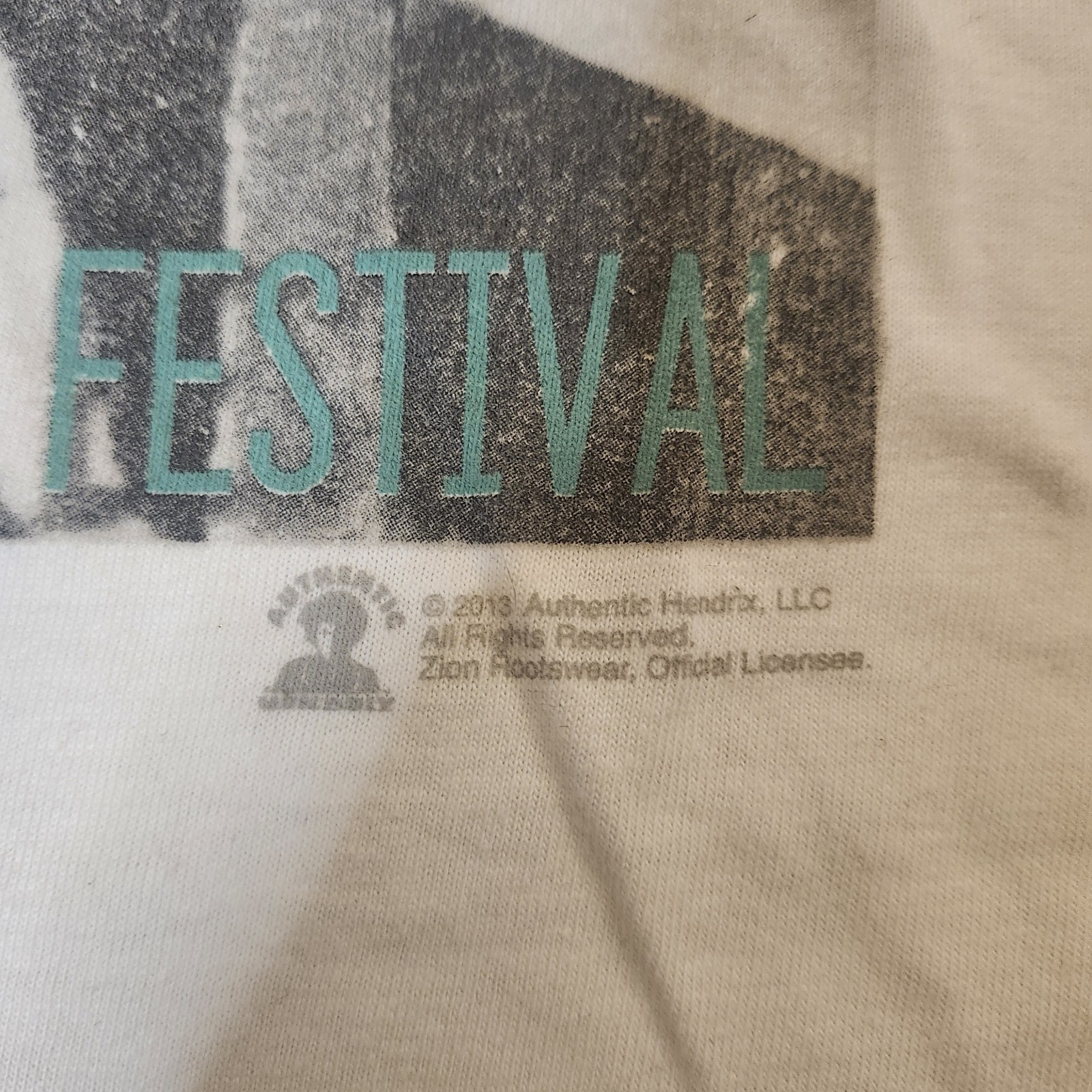 Zion Rootswear Jimi Hendrix 1969 Newport Pop Festival Graphic Tee T-shirt Size L