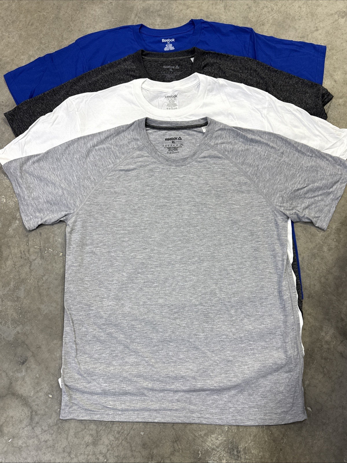 Reebok Men&rsquo;s Short Sleeve 6 Pack New T-Shirt, Size SMALL (6 Colors Pack)