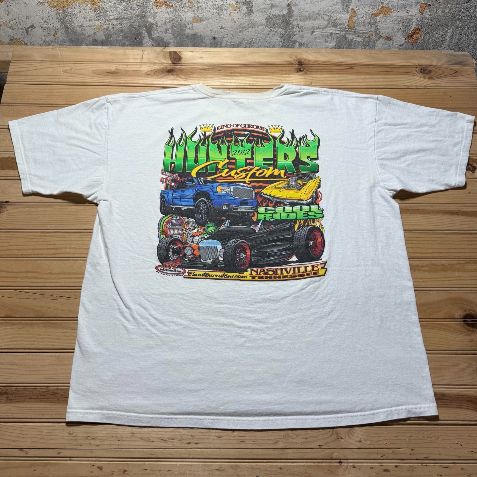2012 Hunters Custom Cool Rides Music City Nashville Tennessee Car Show Shirt 3X