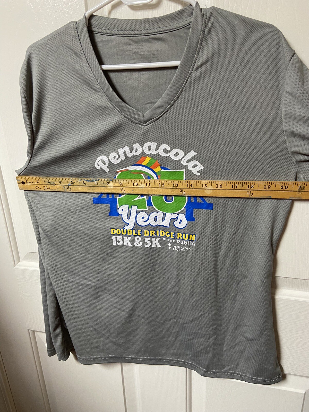 Pensacola Florida 25 Years Double Bridge Run Long Sleeve T-Shirt XL