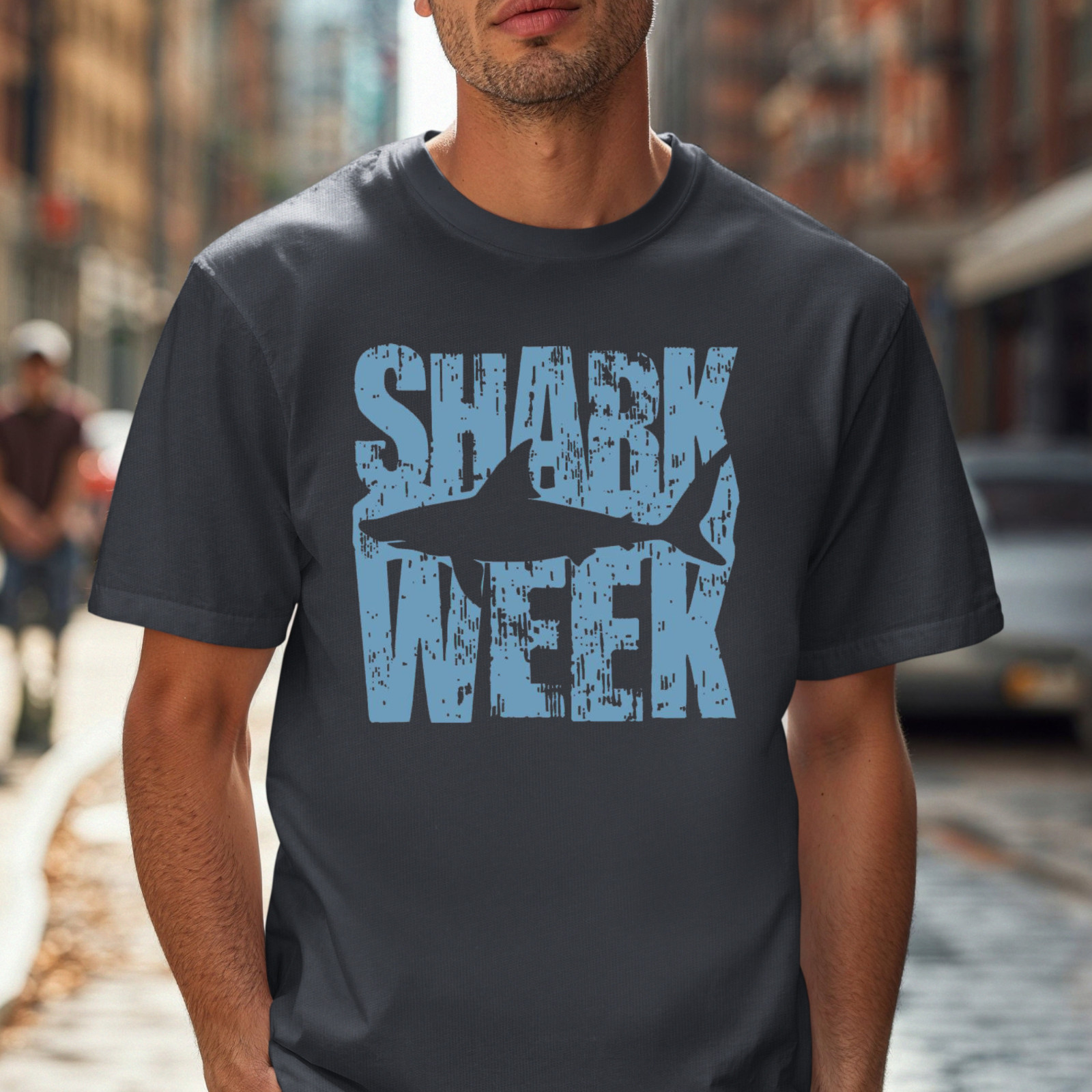Shark Week shirt, Vintage shark graphic tee, Shark Week T-shirt, Ocean Lover Tee