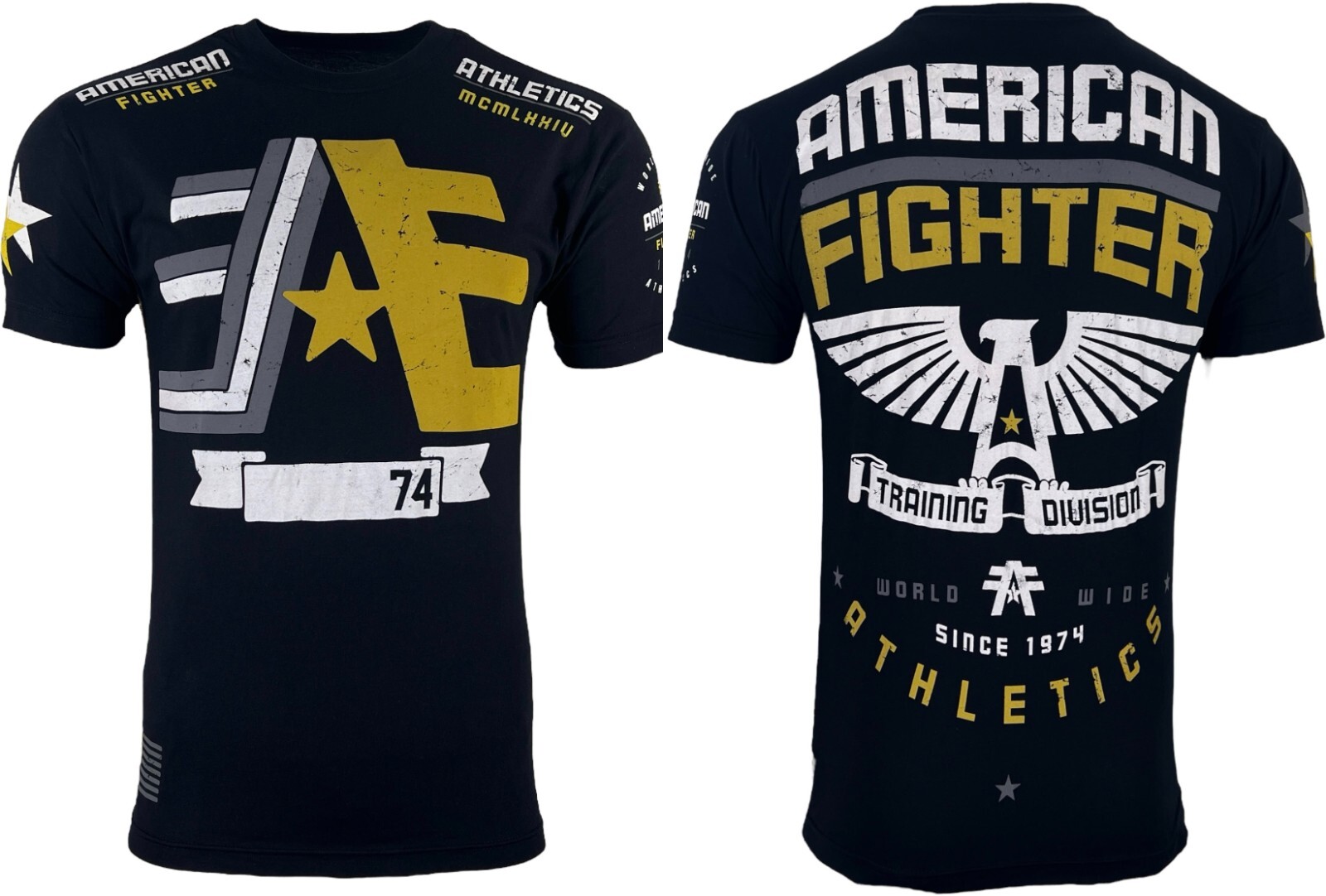 American Fighter Men&rsquo;s T-shirt CORNESTONE Crew neck Athletic XS-5XL