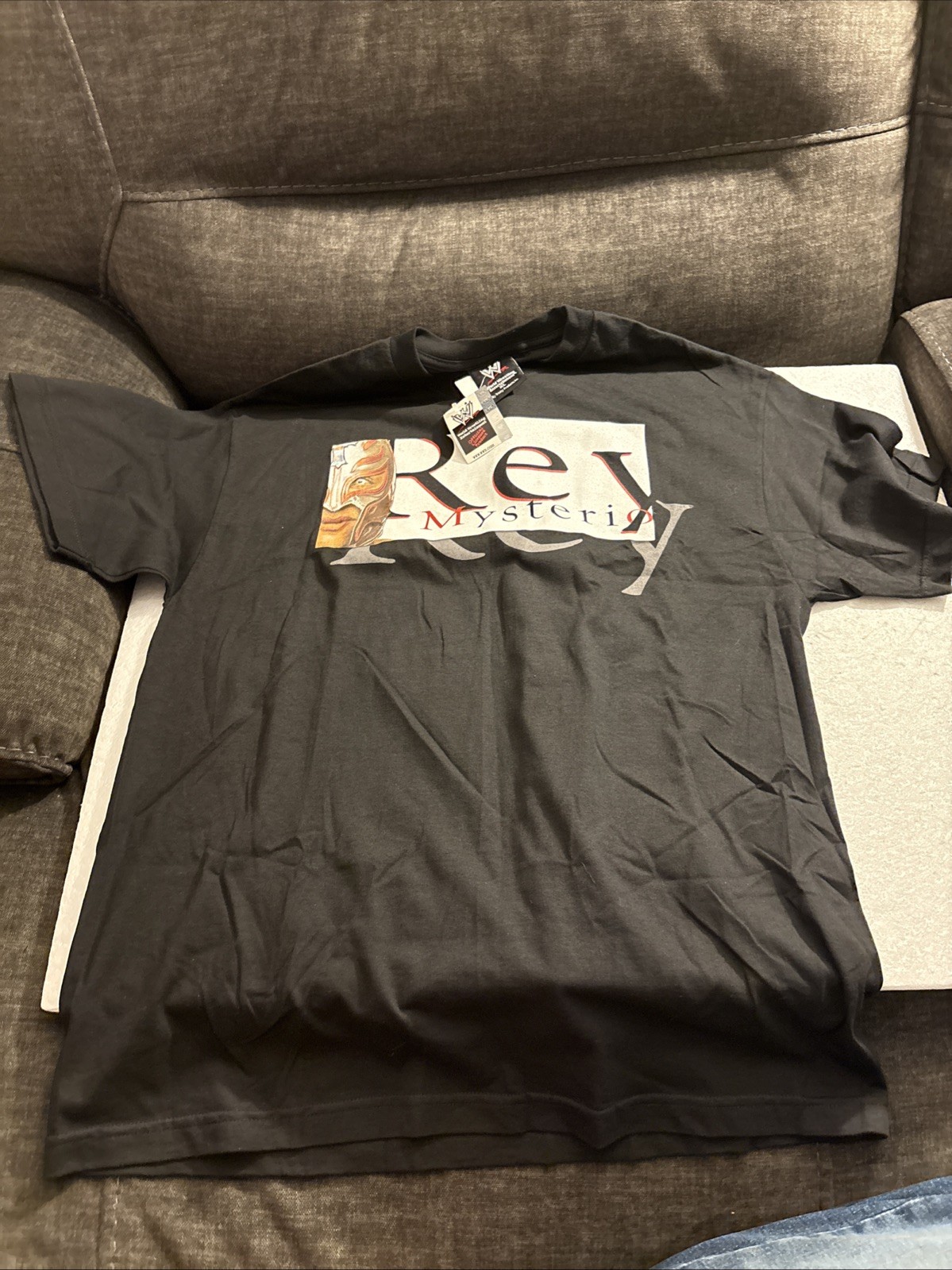 WWE Vintage Rey Mysterio Many Faces Shirt 2002 New With Tags Size XL