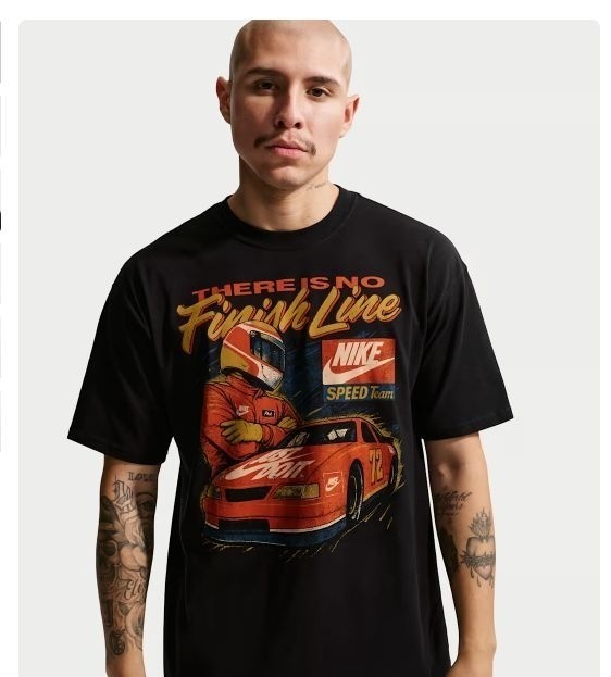 Nike Men&rsquo;s There is no Finish Line T-Shirt Black Size M NEW WITH TAGS!
