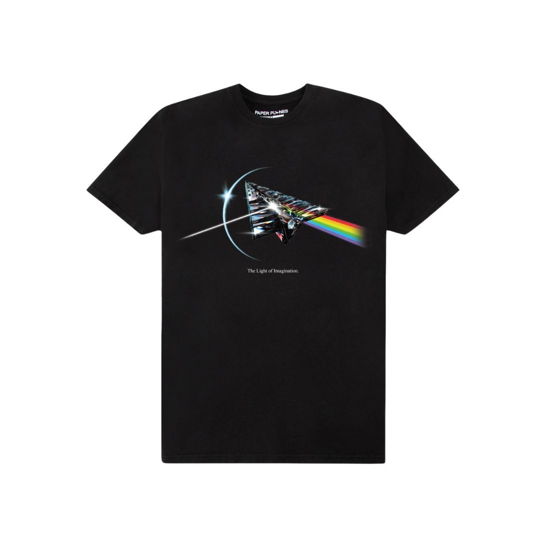 Paper Planes « Colorful Reflection » Short Sleeve Tee (Black) T-Shirt