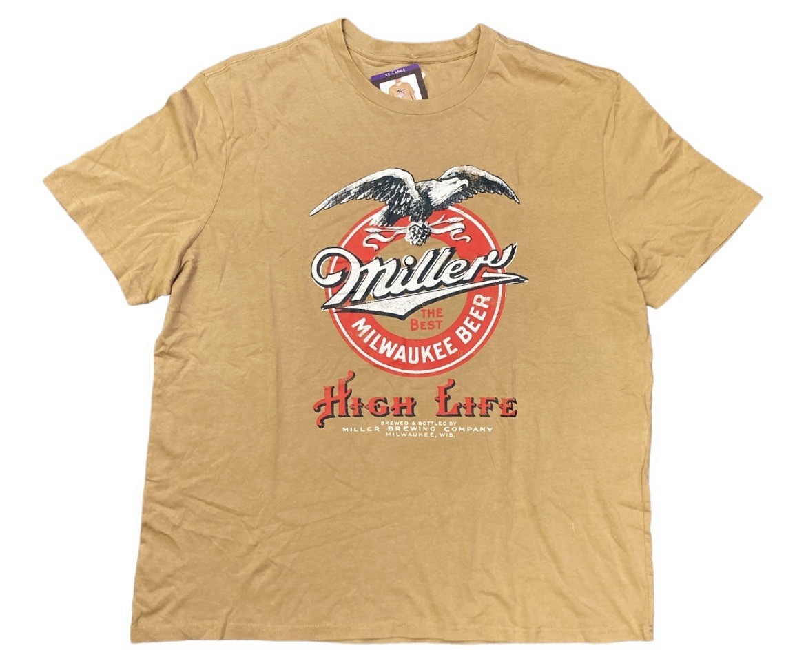 Licensed Men&rsquo;s Beverage Comfortable Lightweight Tagless Short Sleeve Graphic Tee