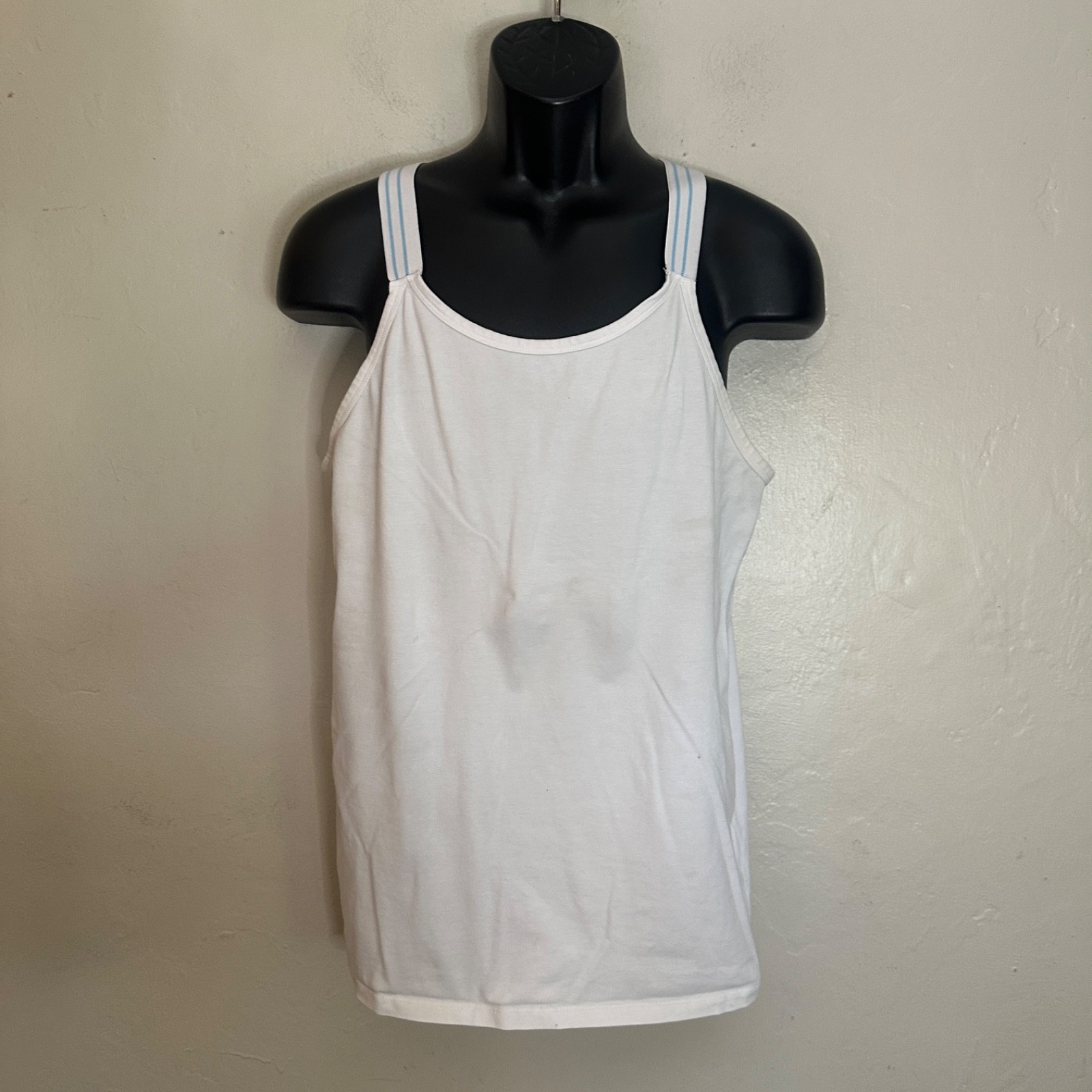Addicted Thin Strap Tank Top 3XL runs small Gently worn Cotton blend no fabric