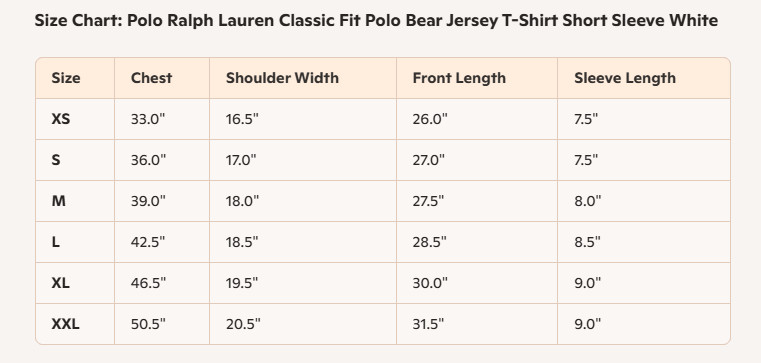 Polo Ralph Lauren Classic Fit Polo Bear Denim Crewneck Jersey T-Shirt White