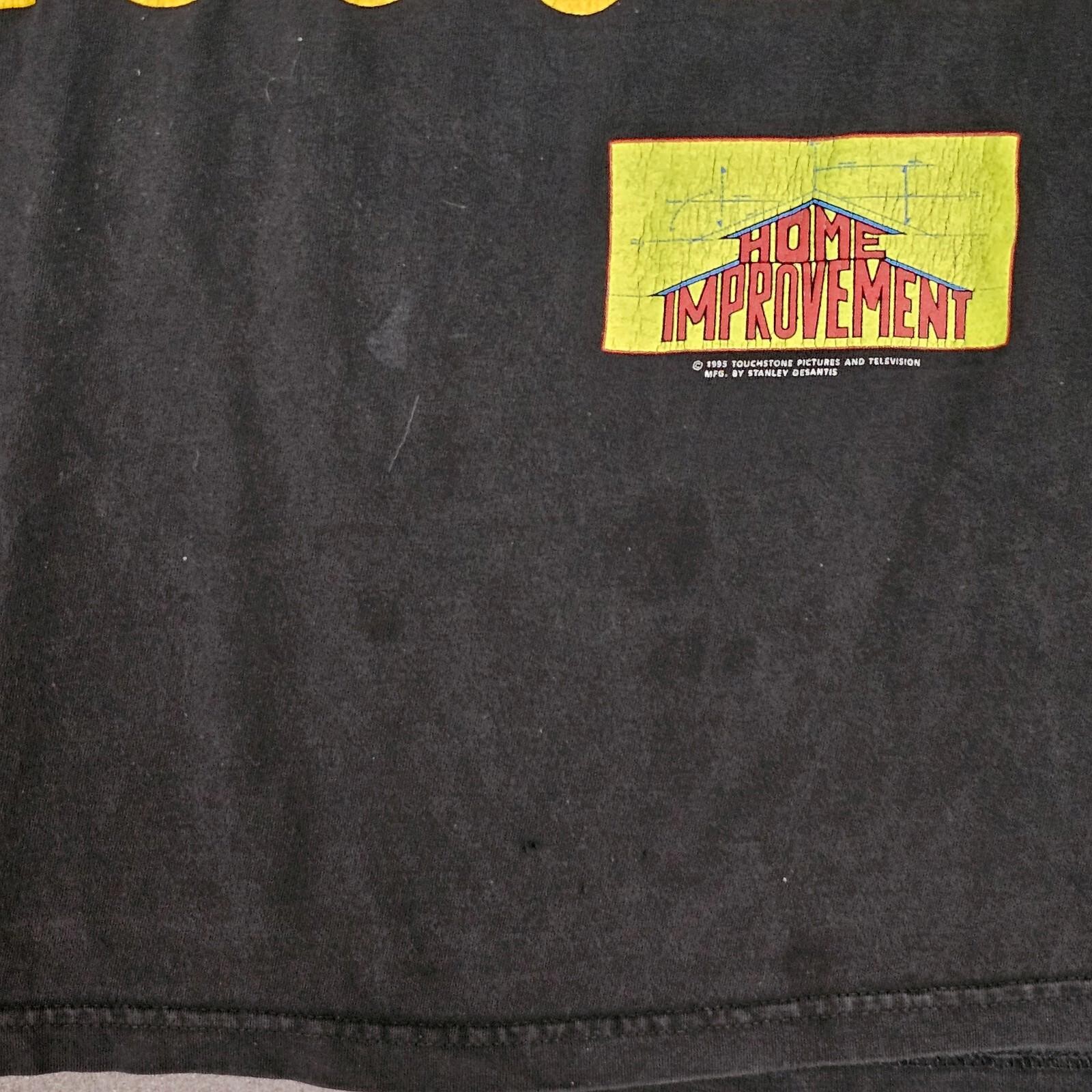 Vintage 1995 Home Improvement Shirt 90s TV Size XL Muscle Manly Graphics