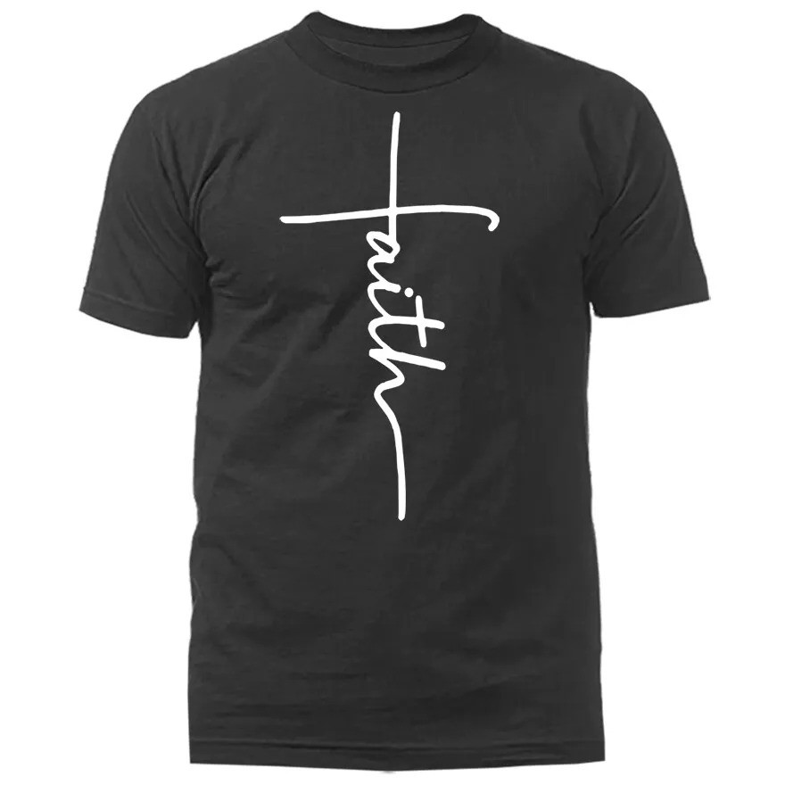 2025/Faith Cross Christian Religious God Bible Church Jesus Christ T-shirt