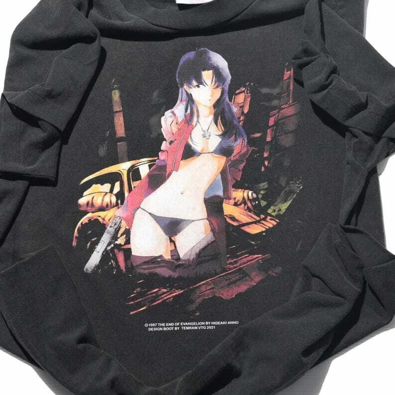 Neon Genesis Evangelion Anime classic tee, unisex S-5XL