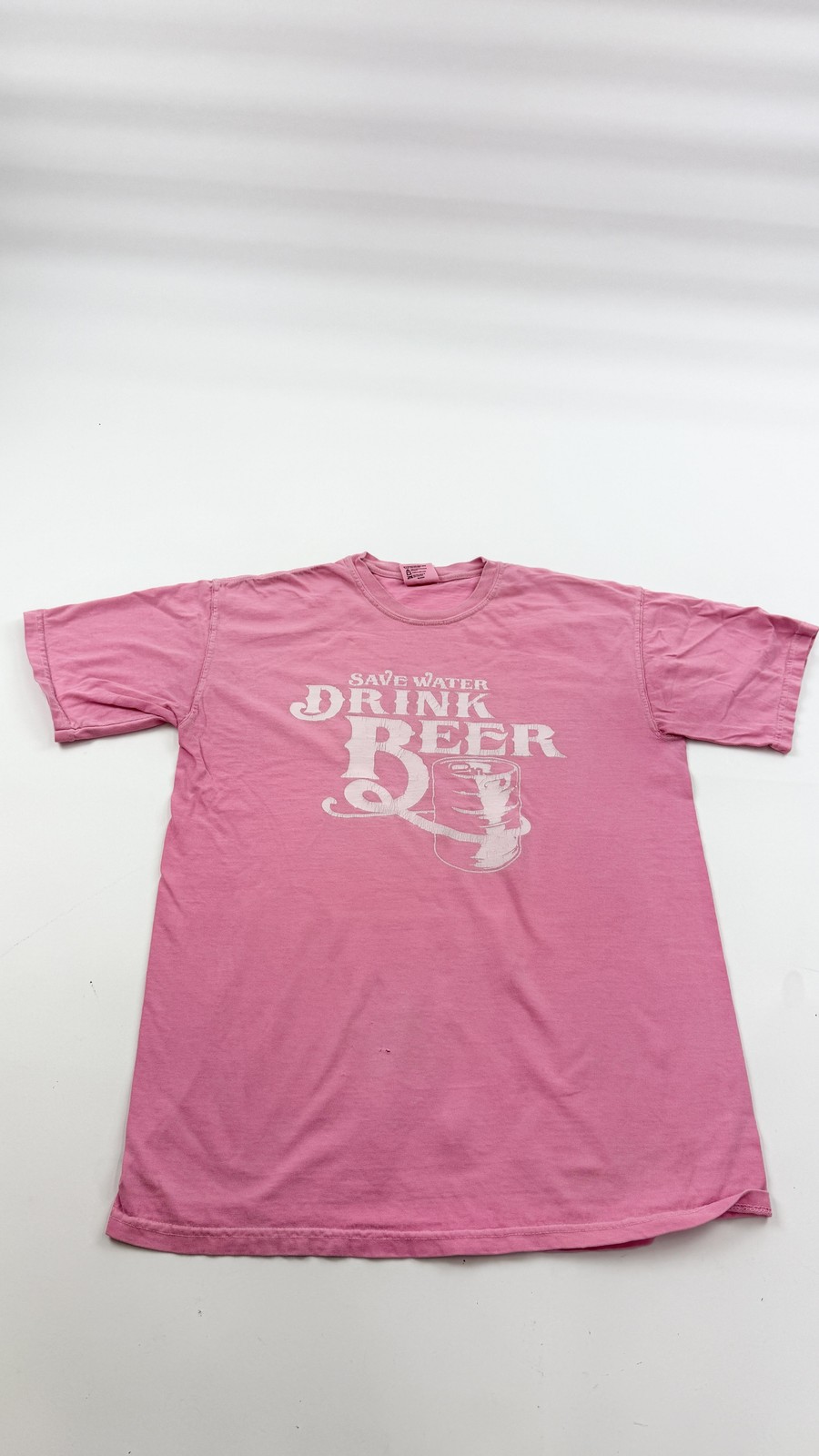 Comfort Colors Shirt Mens Medium Save Water Drink Beer Chris Young Music Funny