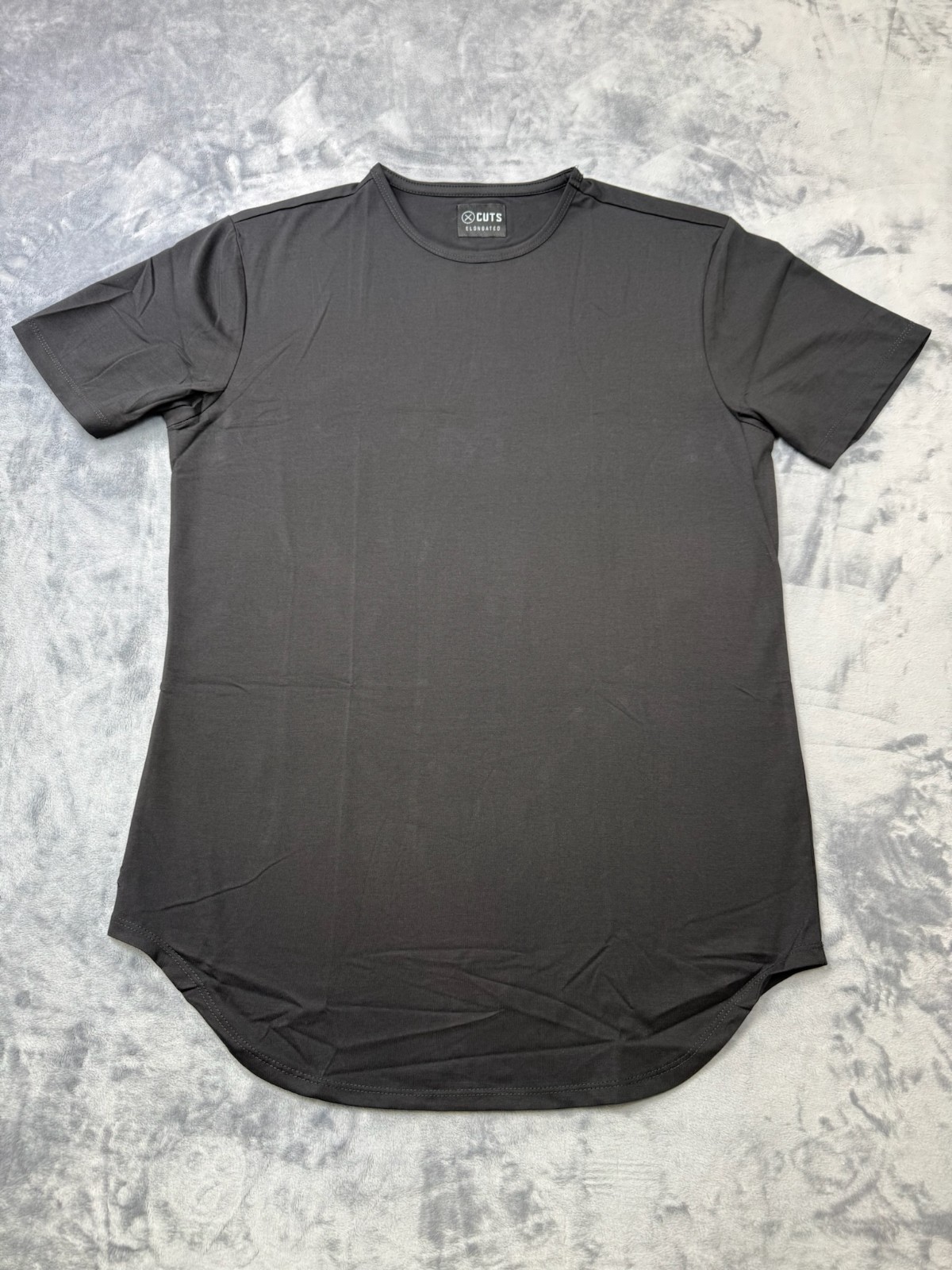 Cuts Clothing Crew Elongated Fit T-Shirt Men&rsquo;s Medium Black Pyca Pro