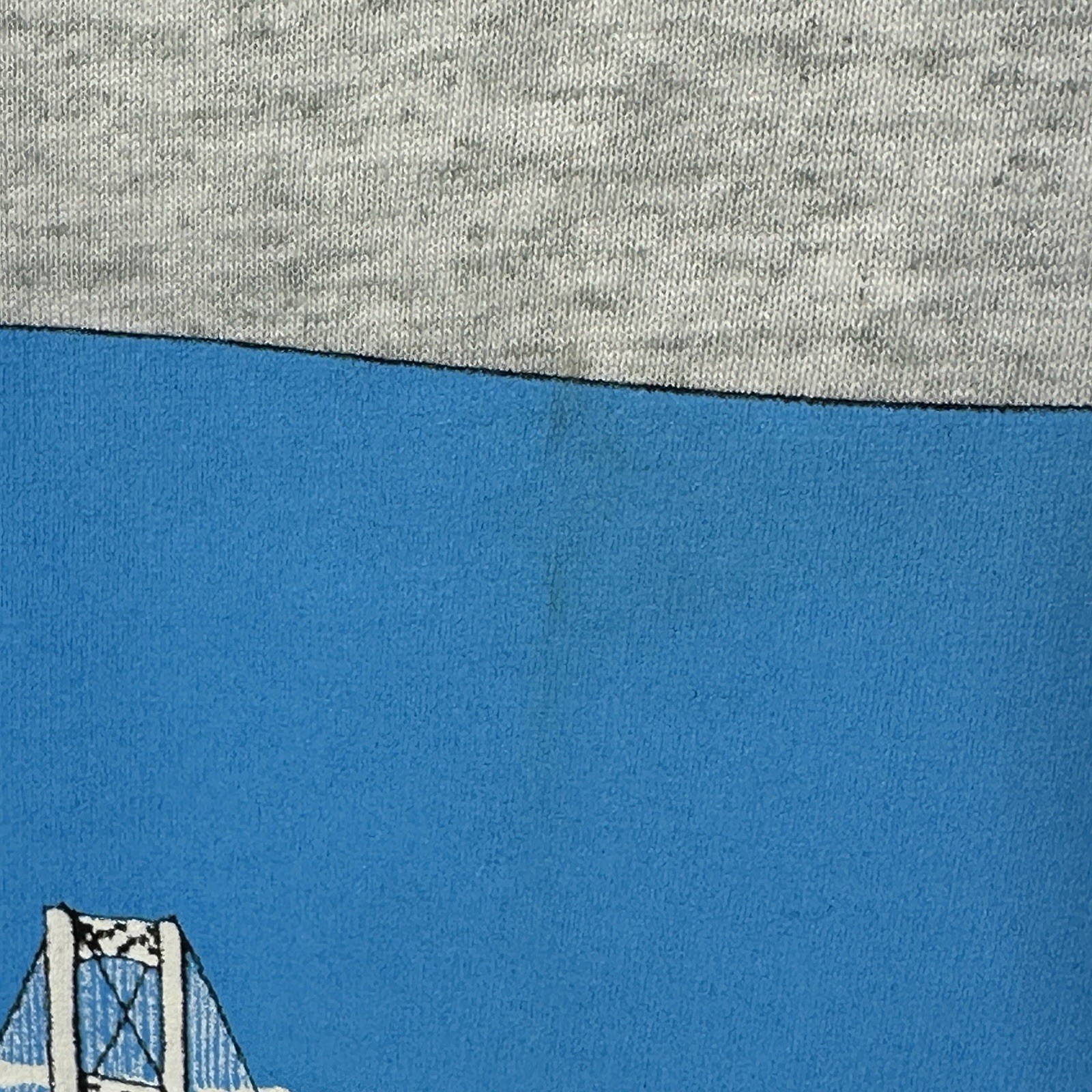 Vintage Single Stitch I Walked the Mackinac Bridge Labor Day 1994 XL T-Shirt Mi.