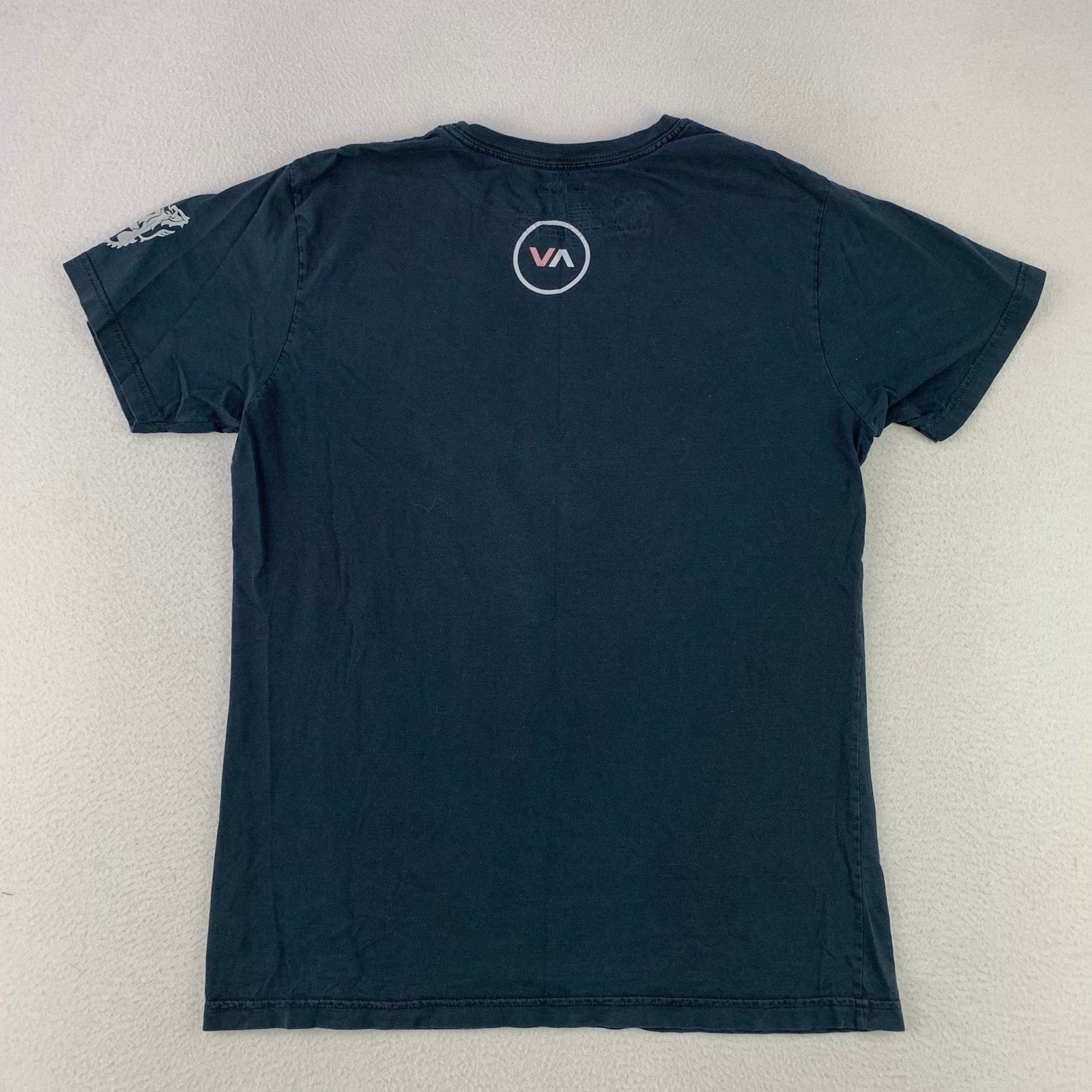 RVCA T-Shirt Men Medium Black Artist Network Program Graphic Tee Skater Casual