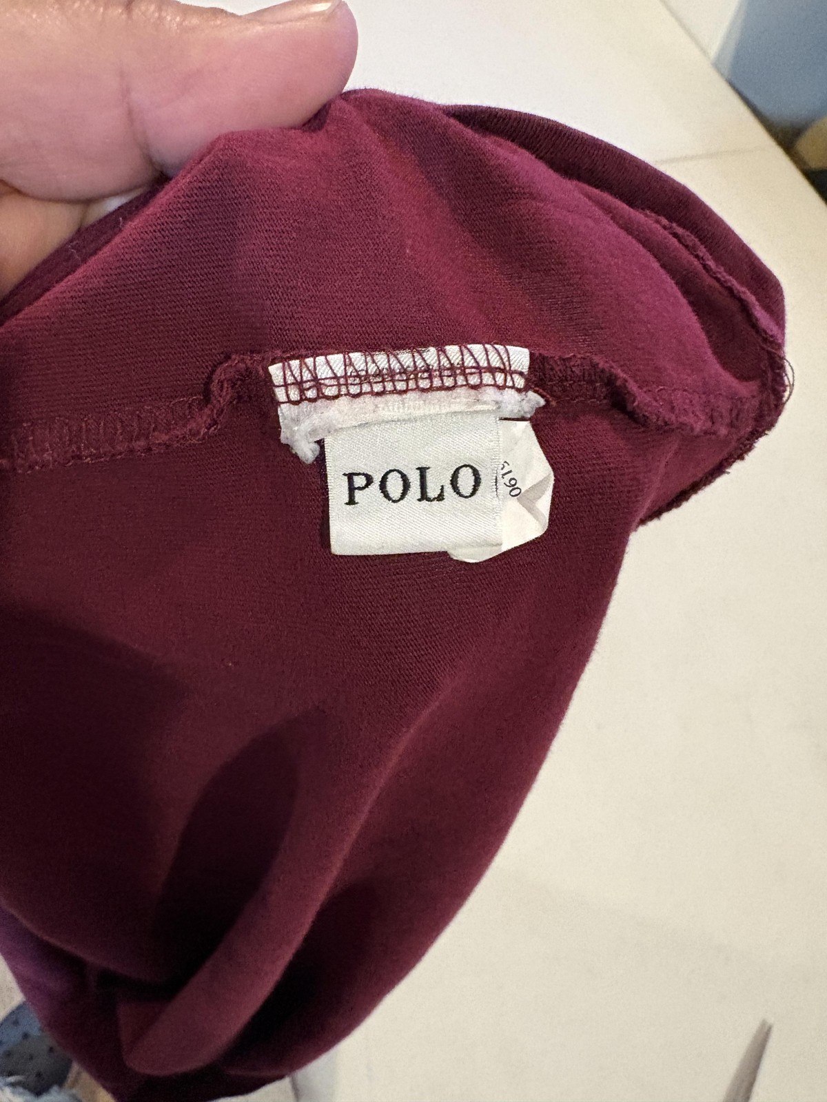 Polo Ralph Lauren Shirt Mens Big 3X Red V-Neck Pony Logo Tagless Cotton Tee