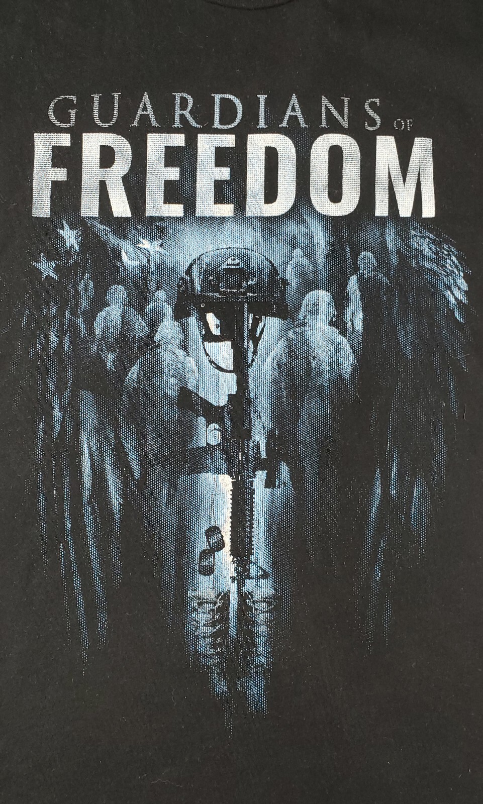 Grunt Style Guardians of Freedom T-shirt Battlefield Cross Large (Or Med) Black