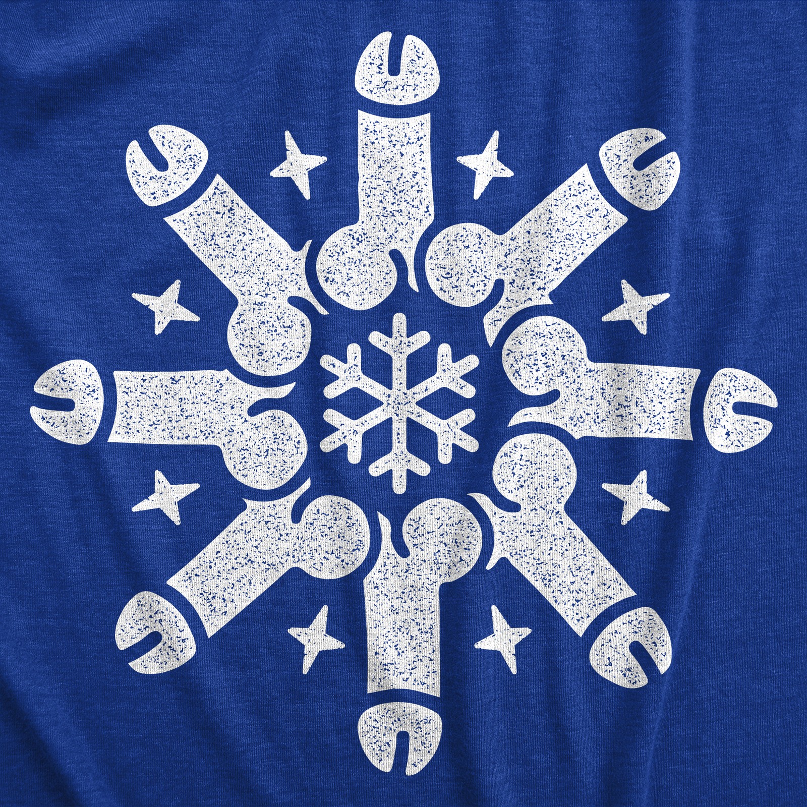 Mens Snowflake Dicks T Shirt Funny Adult Winter Penis Joke Tee for Guys