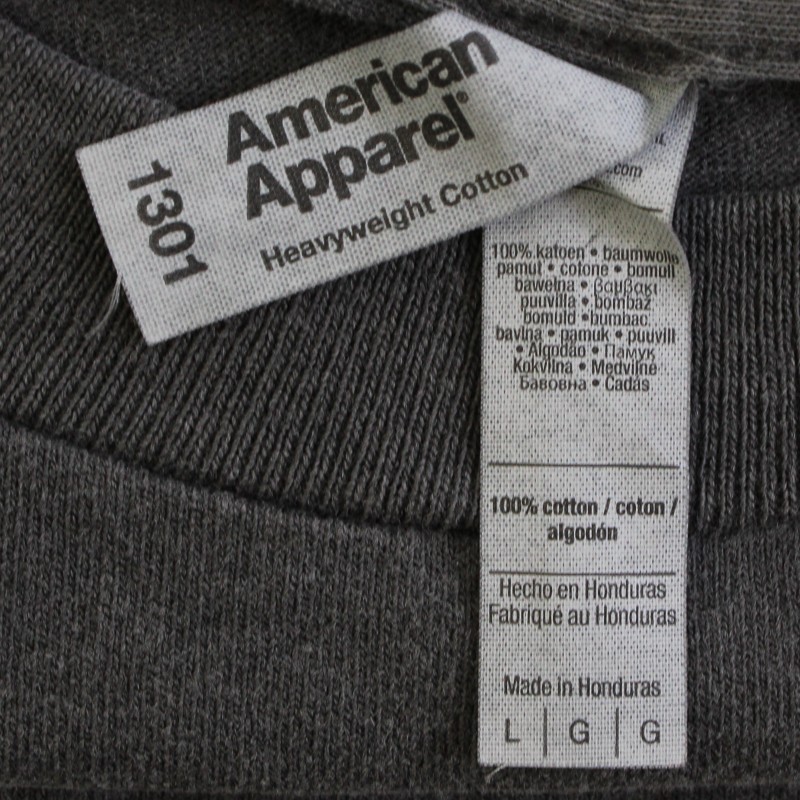 American Apparel Kato Los Angeles Lunar New Year Gray T-Shirt Adult Size Large