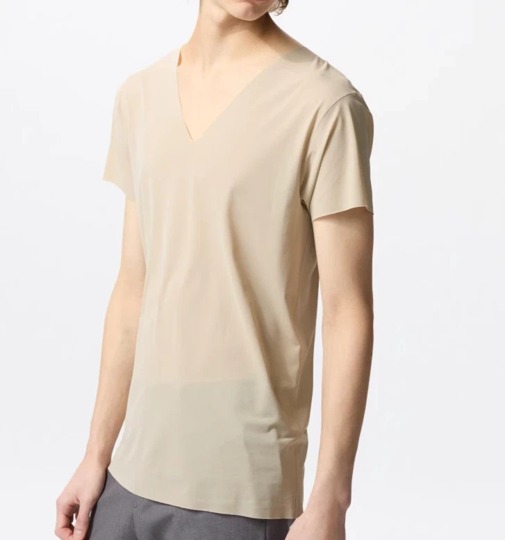 UNIQLO AIRism Deodorant Mesh V-Neck T-Shirt Men’s 5-piece set